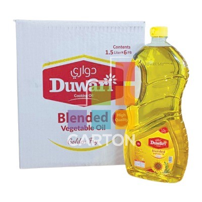 DUWARI SUNFLOWER BLENDED OIL 6*1.5LTR